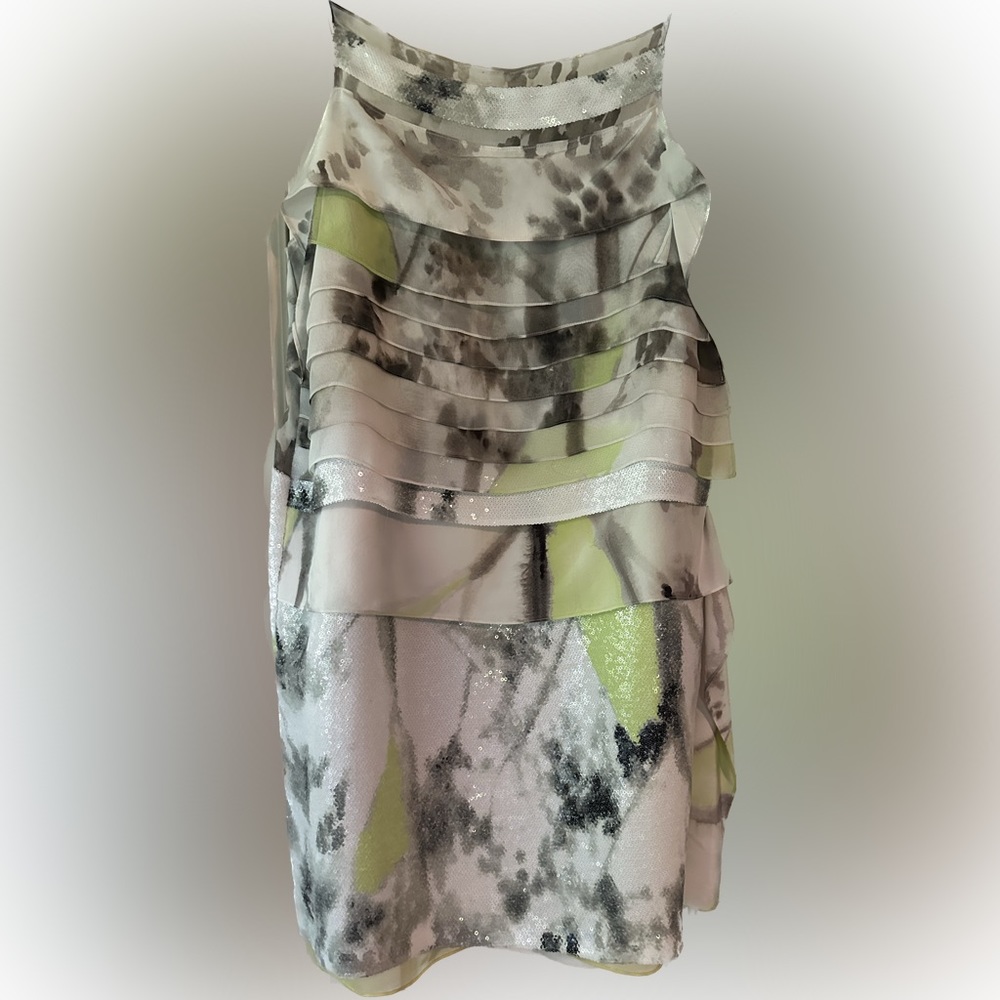 Diane Von Furstenberg, sequin mini dress.